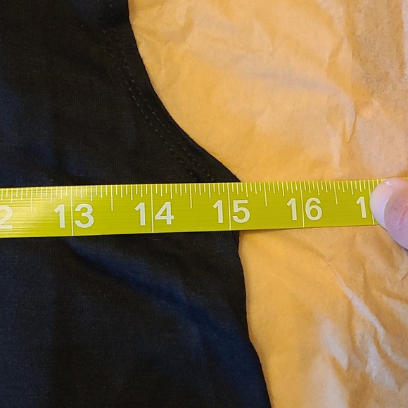 Birthday Race- Black Flowy scoop tank NIB - Picture 4 of 5